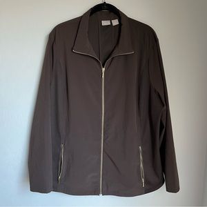 Chico’s Women’s Chocolate Brown Zenergy Jacket